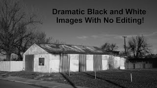 Create Dramatic Black and White Images Using In-Camera Settings