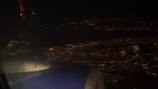 Powerful Thrust Increase Southwest Airlines Boeing 737-700 Night Takeoff At New York LaGuardia LGA