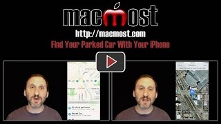 Find Your Parked Car With Your iPhone (#1274)