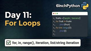 Python For Loops Masterclass: range(), enumerate(), and Professional Iteration | Engineer Tutorial