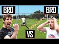 FOOTBALL CHALLENGES vs MY BRO! WHO'S BETTER?