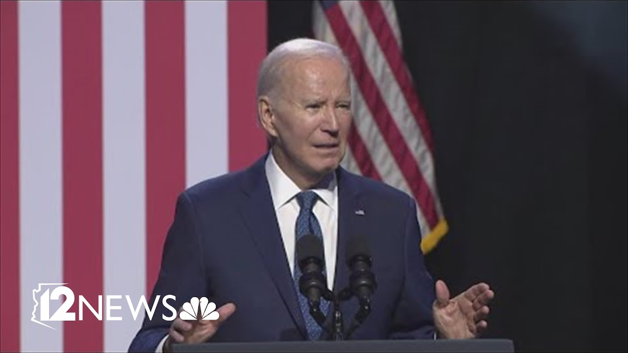 Biden Offers Dire Warnings About Trump In Arizona Speech - YouTube