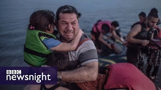 Meet the family behind THAT shocking image that defined a crisis - BBC Newsnight