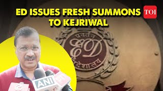 BREAKING:  ED issues fresh summons to Delhi CM Arvind Kejriwal, asks him to appear on Jan 3