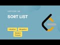 Sort List | Leetcode 148 | LinkedList | Divide&Conquer | MergeSort