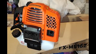 Budget Amazon Brush Cutter 62cc 3.5HP  FUXTEC FX-MS162 engine cold start test