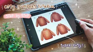 Procreate for Beginners: How to Draw a Cozy Jumper (Easy Tutorial)