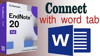 how to connect Endnote 20 with MS word|NasTech|seyfu_on_ebs | nastech