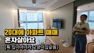 21평 아파트에 혼자 살아요 (특:고양이에게 지배당함 ㅋㅋㅋ)