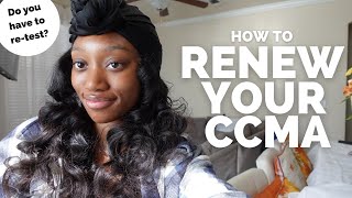 how to renew your clinical medical assistant certification through NHA