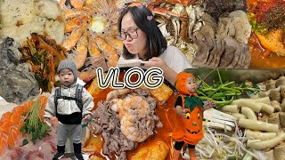 [먹방VLOG] 니가 먹고 싶은거 여기😎다있다 | 굴보쌈 | 마라탕 | 꽃게찜 | 새우구이 | 오뎅뱅이탕 | 골뱅이탕 | 모듬회 | 매운탕 | 꿔바로우 | 잔치국수