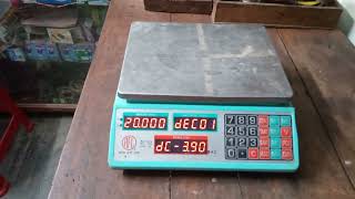 আর এফ এল 20/30/40 KG  weight scale calibration