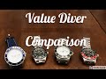 Dive Watch Comparison