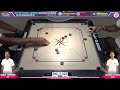 carrom wonderful white slam by abhijit tripankar pune 2nd the chembur gymkhana