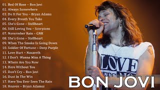 Bon Jovi, Scorpions, Aerosmith, Eagles, Ledzeppelin - Greatest Hits Slow Rock Ballads 70s, 80s, 90s