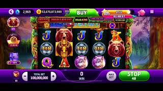 Slotomania Bear King What A Jackpot?!? Double Jackpot + 9.9Billionaire