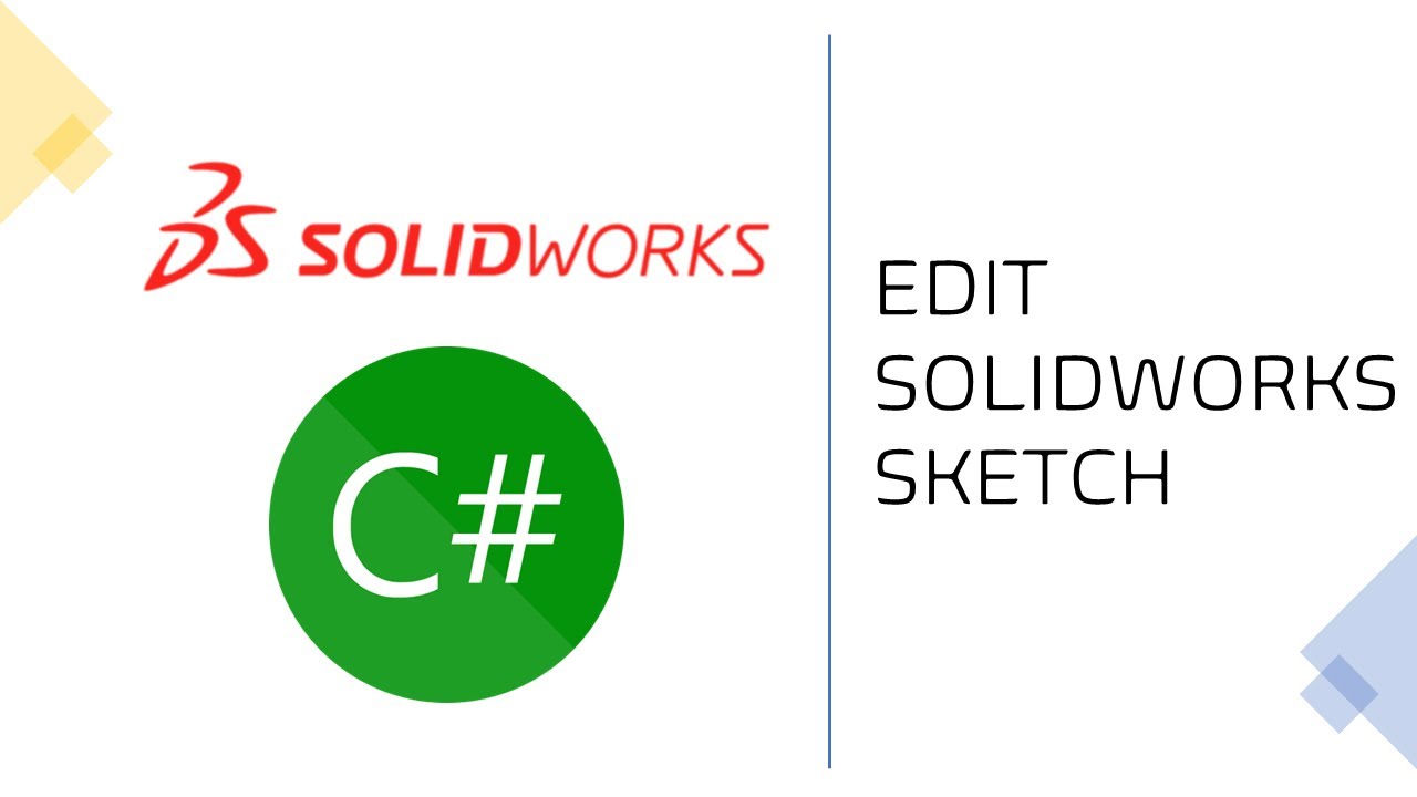 Solidworks C Api Edit Sketch Youtube