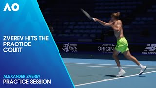 Alexander Zverev Practice Session | Australian Open 2025