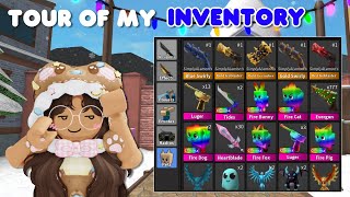 A TOUR OF MY MM2 INVENTORY