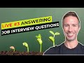 Job Interview Q&A - Live Stream #3