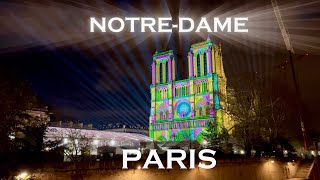 Notre-Dame de Paris, night walk - December 3, 2024