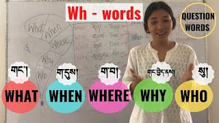 WH - WORDS II QUESTION WORDS II དབྱིན་སྐད་ཐོག་དྲི་བ་དྲི་སྟངས། བོད་སྐད་ནས་དབྱིན་སྐད་སློབ་པ།