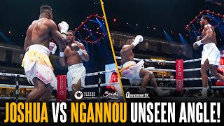 EXCLUSIVE UNSEEN ANGLE! 😲 Anthony Joshua KNOCKS OUT Francis Ngannou