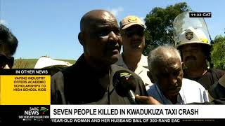 7 killed, 13 injured in KwaDukuza taxi accident