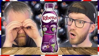 Americans Try BRITISH Ribena Juice Drink FIRST TIME!