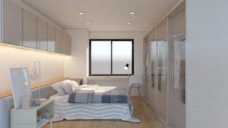 3DSMAX 2020室內設計 小臥室與布料製作3    2020 11 18 20 19 52