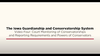 Court Monitoring of Conservatorships