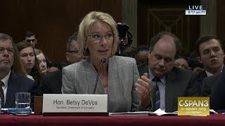 Sen. Merkley \u0026 questions Secretary DeVos on LGBTQ \u0026 Religious Discrimination (C-SPAN)