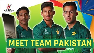 ICC U19 CWC: Meet the Pakistan squad