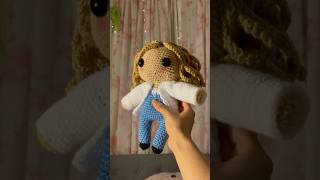 Meredith grey crochet plushie available to purchase on my Etsy: DaisiesCrochetGoods💙