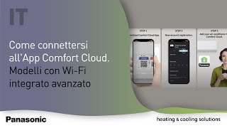 IT - Come connettersi all'App Comfort Cloud. Modelli con Wi-Fi integrato avanzato