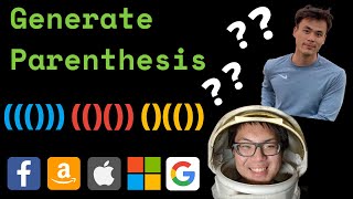 Generate Parenthesis Leet Code Question Explained | Recursive Backtracking Solution