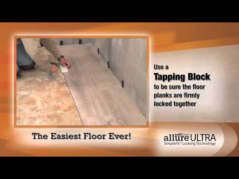 How to Install Allure Ultra SimpleFit Flooring - Official How to Install Allure Ultra SimpleFit Flooring - Official