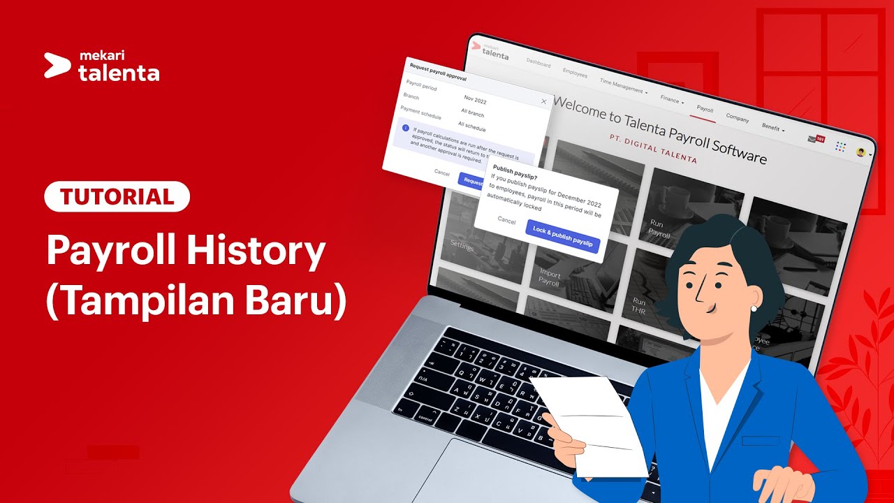 Tutorial Payroll History Tampilan Baru Youtube