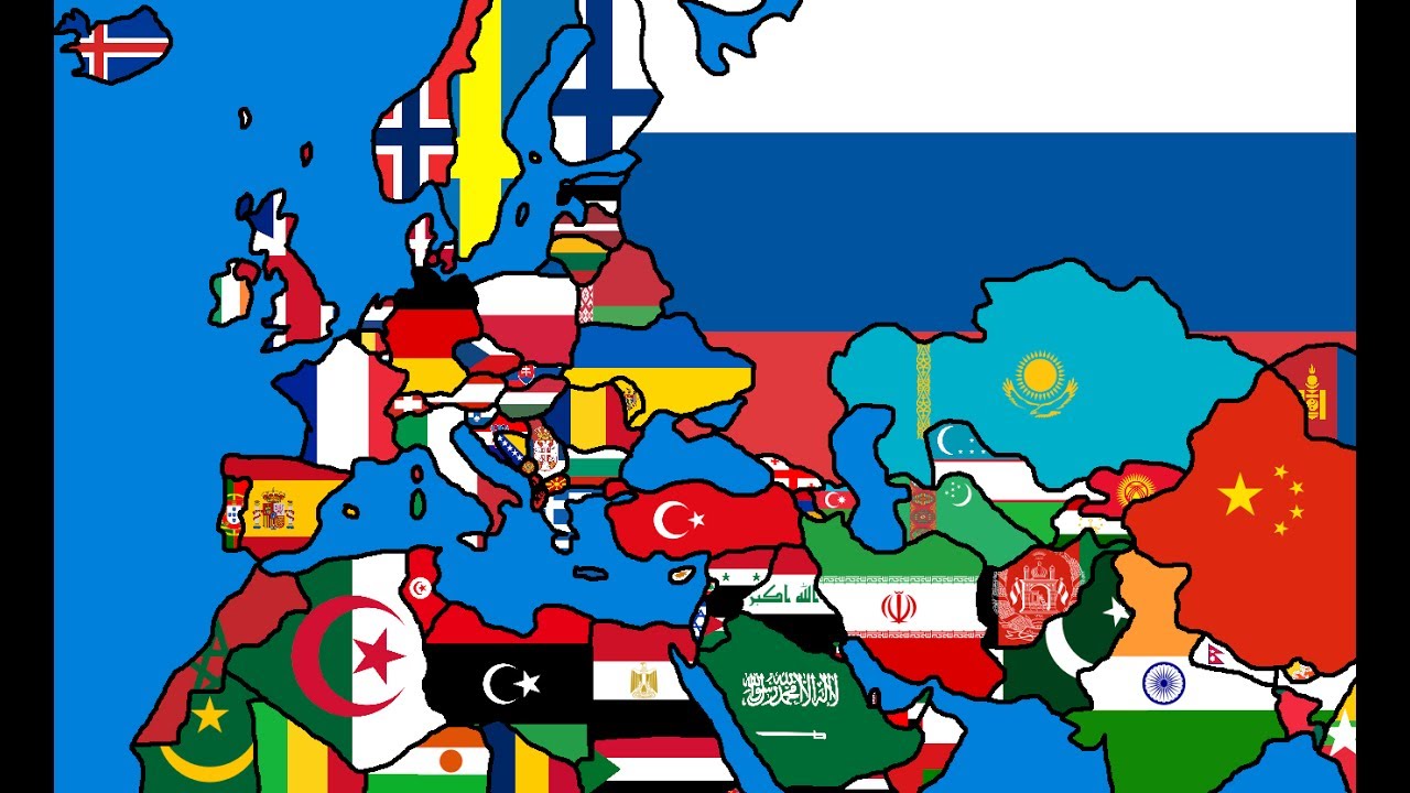 Europe Flag Map 1914 At Thomas Gabaldon Blog