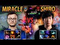 MIRACLE Slark vs Hard COUNTER PSG.LGD Shiro Bloodseeker — CARRY BATTLE