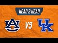 Head to Head: Auburn vs Kentucky