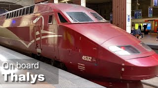 The 3 classes on a Thalys train...