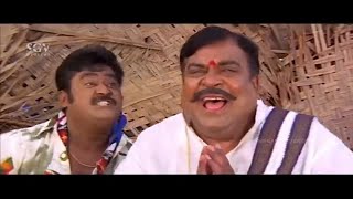 Doddanna Caught Jaggesh Secretly Sending Kids to Theater | Rama Krishna Kannada Movie Scene