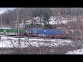 ns 264 at east deerfield with a long intermodal train 3 5 23