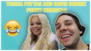 TRISHA PAYTAS AND DAVID DOBRIK FUNNY MOMENTS (From Davids Vlogs 2018)