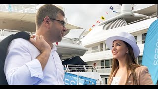 Яхт-шоу в Монако день 1 / The first day at the Monaco Yacht Show: Bogdan Terzi and Elvira Gavrilova