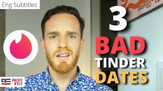 3 BAD Tinder experiences in Latin America (Simple English B1) | Profe Kyle