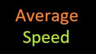 How to calculate Average Speed ? IBPs | Bank PO | SSC