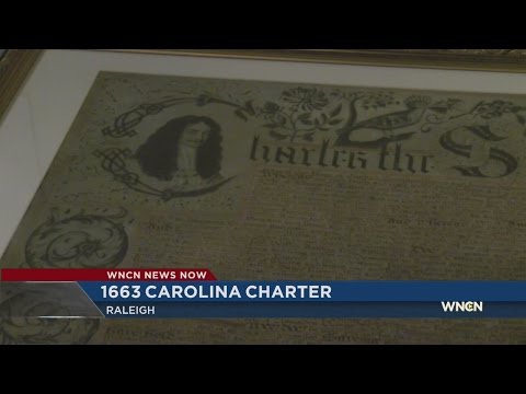 'Birth certificate' of NC on display in Raleigh 'Birth certificate' of NC on display in Raleigh