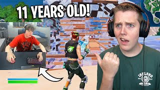 I Met The *HIGHEST* Ranked 11 Year Old In Fortnite! (UNREAL)